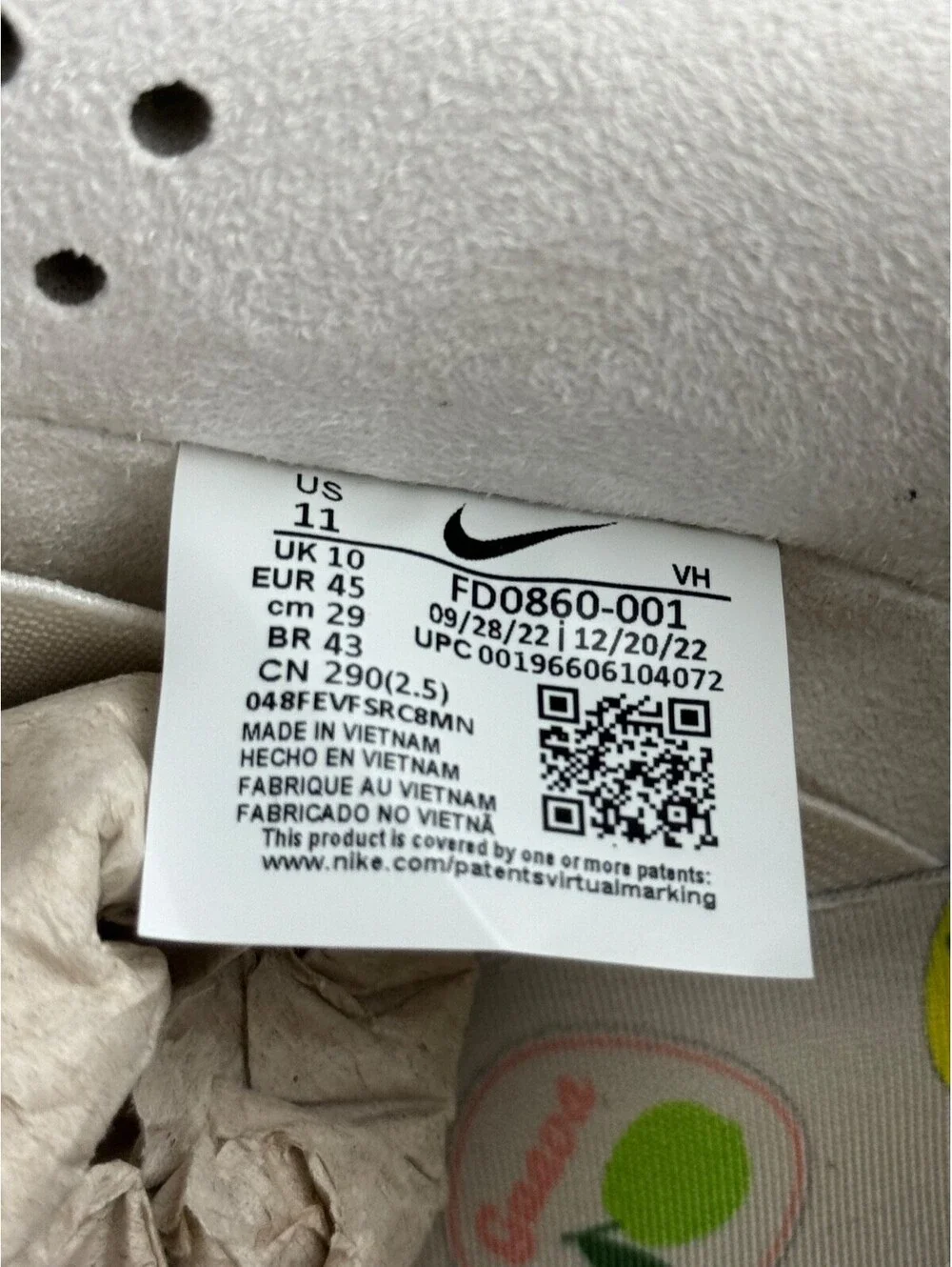 Size 11 - Nike SB Dunk Low x Jarritos White